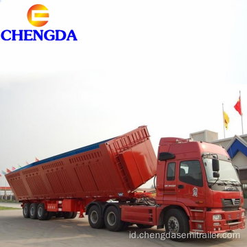 Trailer Semi Tipper Samping 3Axle 60Ton Baru